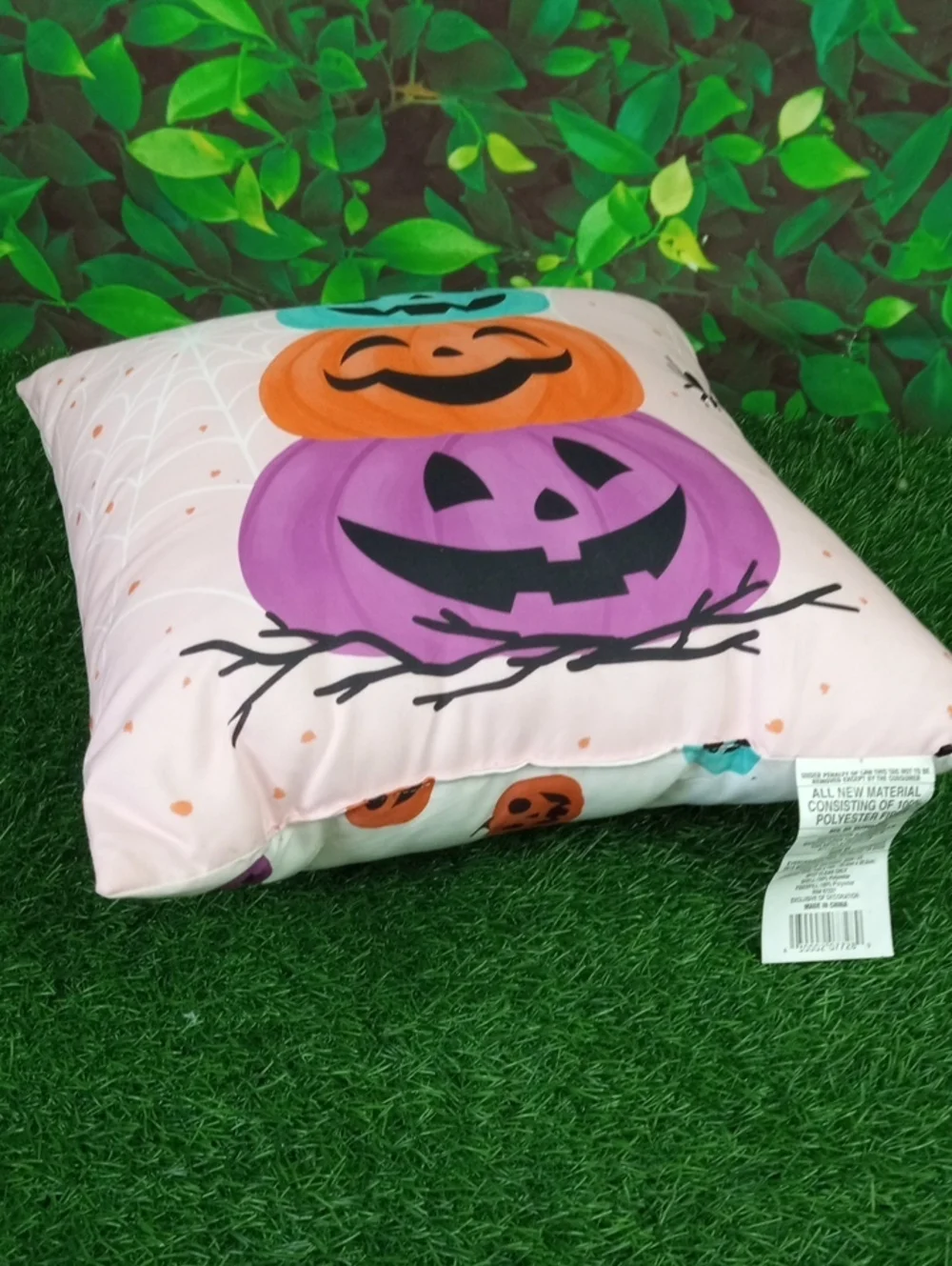 👻 Halloween Pumpkin Stack Decorative Small Pillow